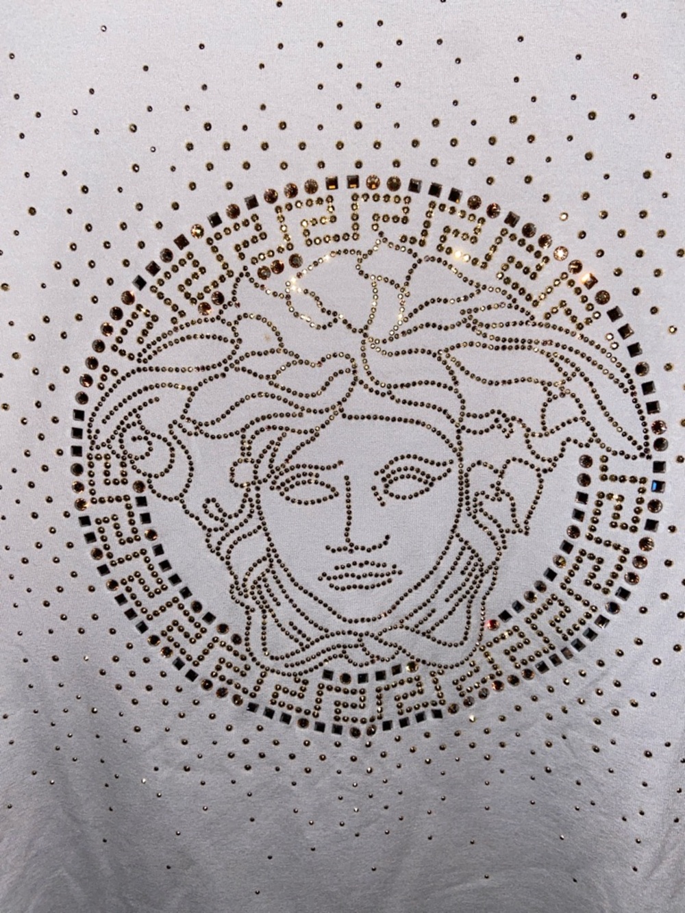 VERSACE Rhinestone Medusa Head Tee - Picture 8 of 10